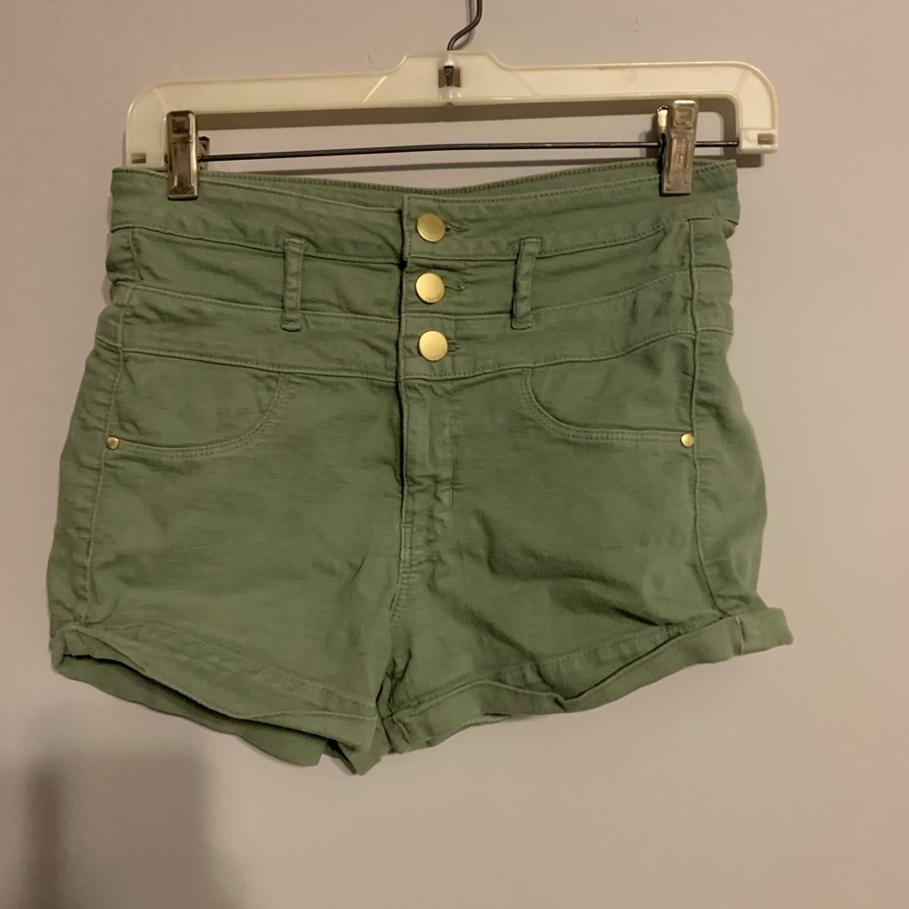 High waisted shorts
